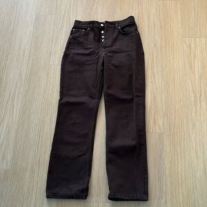 Zara brown jeans size 26